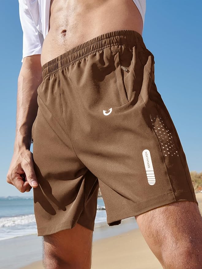 NORTHYARD Men's Athletic Running Shorts Quick Dry Workout Shorts 7"/ 5"/ 9" Lightweight Sports Gym Basketball Tennis Hiking