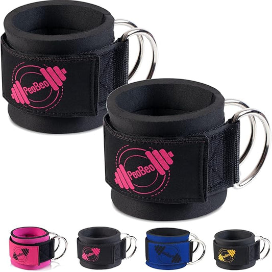PeoBeo Ankle Strap for Cable Machine Attachments for Gym Ankle Straps for Cable Machines Straps Foot Straps for Cable Machine Attachment Glute Machine Gym Accessories for Women