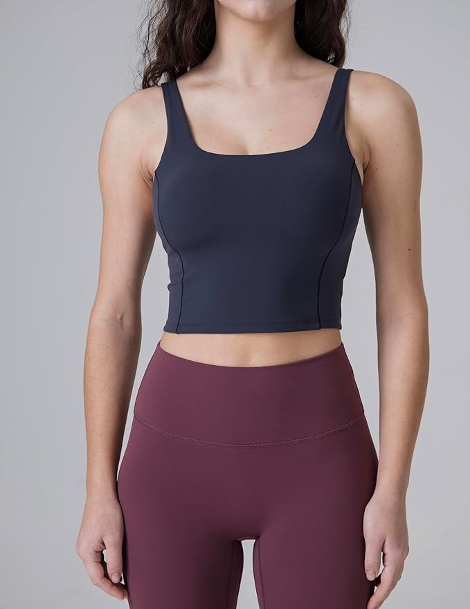 Colorfulkoala Dreamlux No Front Seam Leggings for Women 25"/28" Inseam, Seamless High Waisted Buttery Soft Yoga Pants