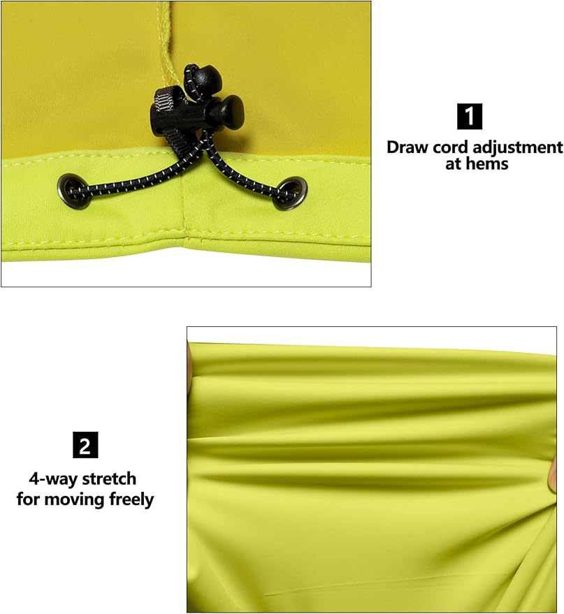 Little Donkey Andy Men's Lightweight Softshell Vest Windproof Sleeveless Jacket for Travel Hiking Running Golf