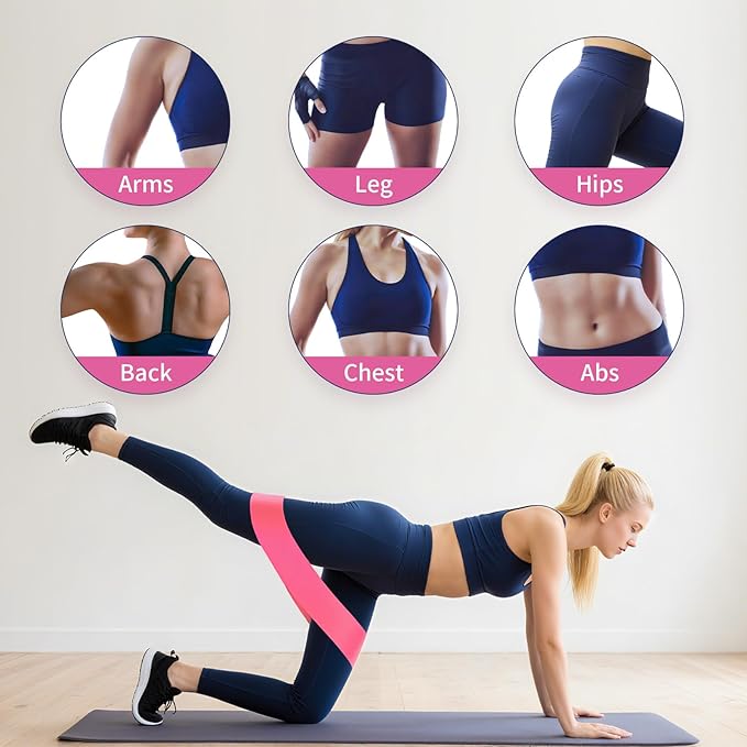 Pilates Set for Beginners Home Workouts,Home Beginners Pilates Essentials Kit for Women,Pilates Equipment Set with Mini Yoga Ball,14 Inch Pilates Ring Resistance Band and Accessories