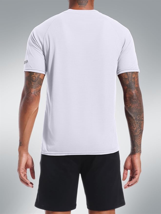 Holure Men's Mesh Quick-Dry Short Sleeve Workout T-Shirt