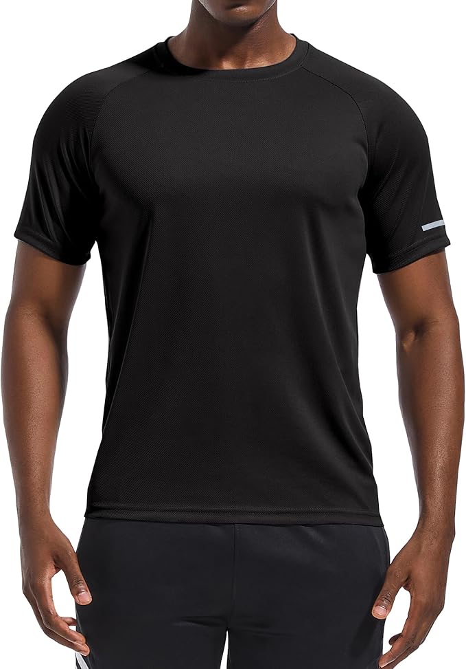 Holure Men's Mesh Quick-Dry Short Sleeve Workout T-Shirt