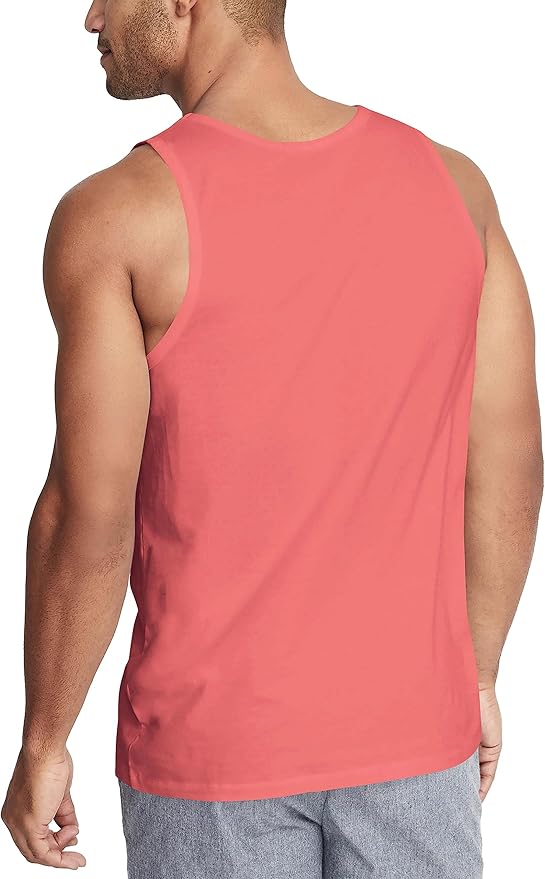 Hat and Beyond Mens Tank Top Soft Performance Boxing Gym Shirts Plain Muscle Tee