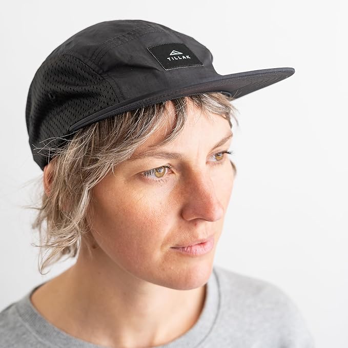 Tillak Wallowa Trail Hat, a Lightweight Nylon and Stretch Mesh 5 Panel Cap