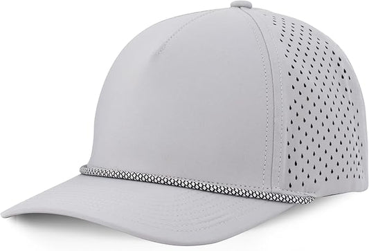 Gilbert Performance Snapback Hat | 5 Panel Blank Cap for Men & Women | Breathable & Lightweight | Curved Bill