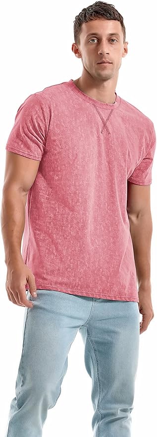 KLIEGOU Men's T-Shirts - Premium Cotton Crew Neck Tees S - 4XL
