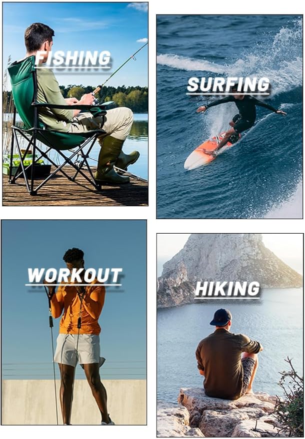 MAGCOMSEN Men's Long Sleeve Shirts UPF 50+ UV Sun Protection Athletic Shirts for Hiking Running Workout Rash Guard