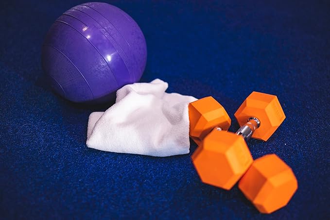 The Rag Company - Sport & Workout Towel - Gym, Exercise, Fitness, Spa, Ultra Soft, Super Absorbent, Fast Drying Premium Microfiber, 320gsm, 16in x 27in (3-Pack) (Light Blue)