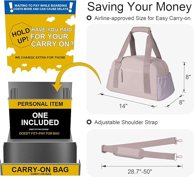 Small Gym Bag 14 inch for Women & Men Mini Gym Duffel Bag with Wet Compartment Waterproof Travel Duffle Bag for Sports Workout Dance