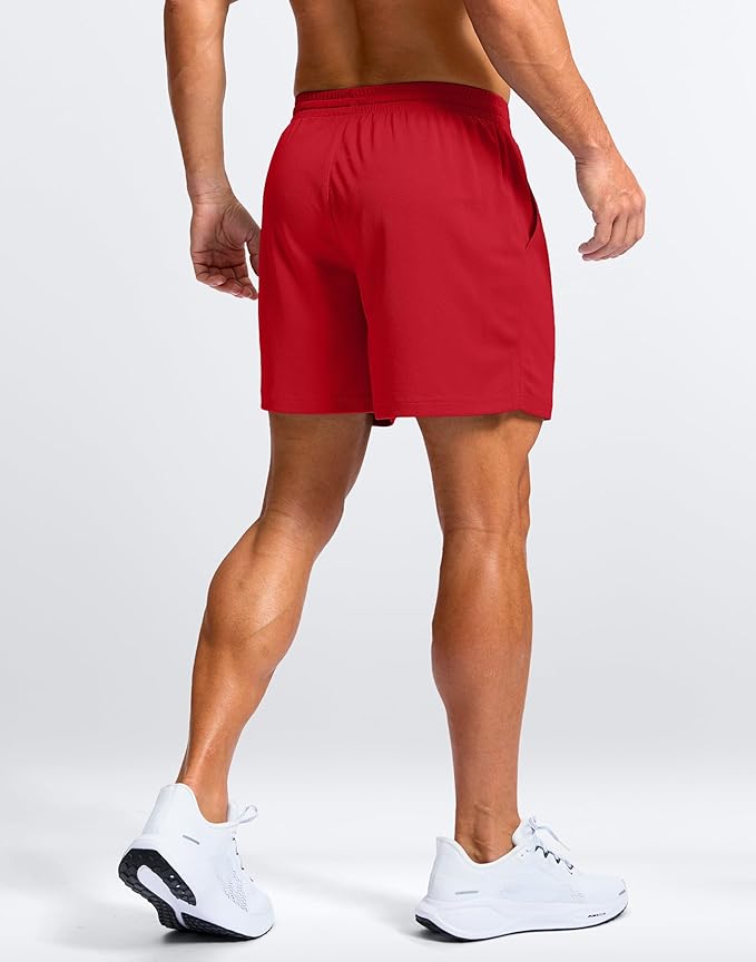 G Gradual Men's Athletic Workout Shorts with Pockets 5"/7"/9" Lightweight Quick Dry Gym Basketball Running Shorts for Men