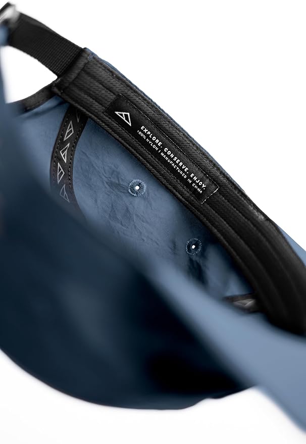 Tillak Wallowa Camp Hat, Lightweight Nylon 5 Panel Cap with Snap Closure