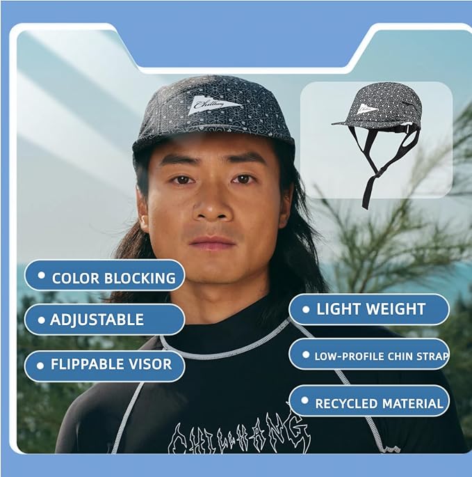 Vintage American-Style Sports Sunscreen Baseball Cap,Outdoor Camping Sunshade Waterproof and Non-Slip Surfing Hat Water Sport