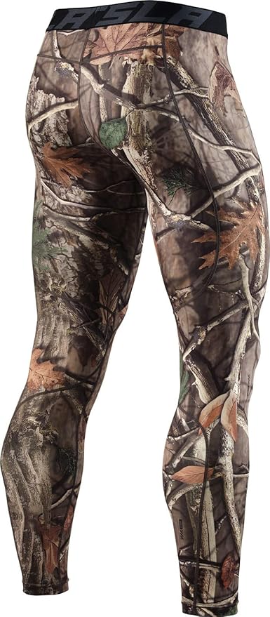 TSLA Men's Thermal Compression Pants, Athletic Sports Leggings & Running Tights, Wintergear Base Layer Bottoms