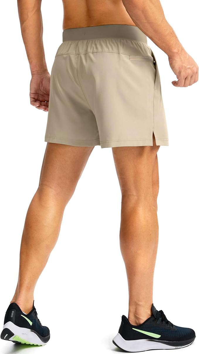 Men's Running Shorts with Zipper Pockets 9 Inch/ 7 Inch / 5 Inch Lightweight Quick Dry Gym Workout Athletic Shorts for Men
