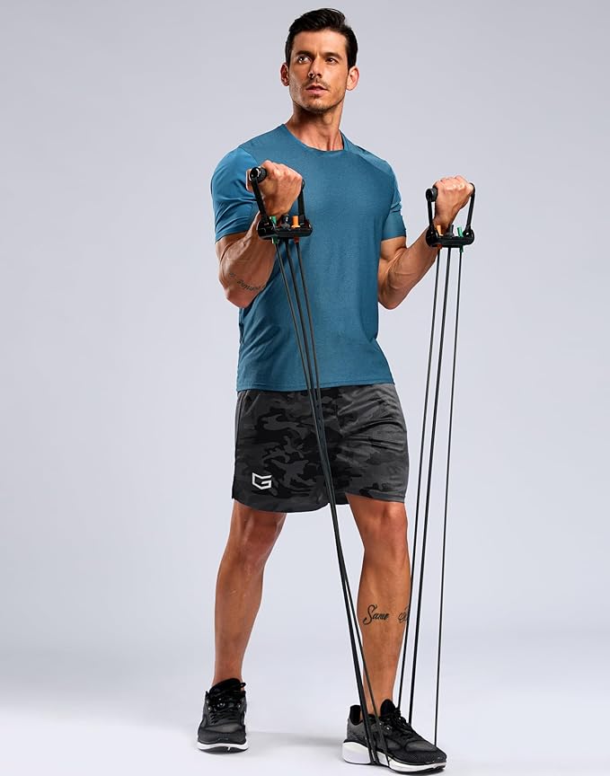 G Gradual Men's Athletic Workout Shorts with Pockets 5"/7"/9" Lightweight Quick Dry Gym Basketball Running Shorts for Men