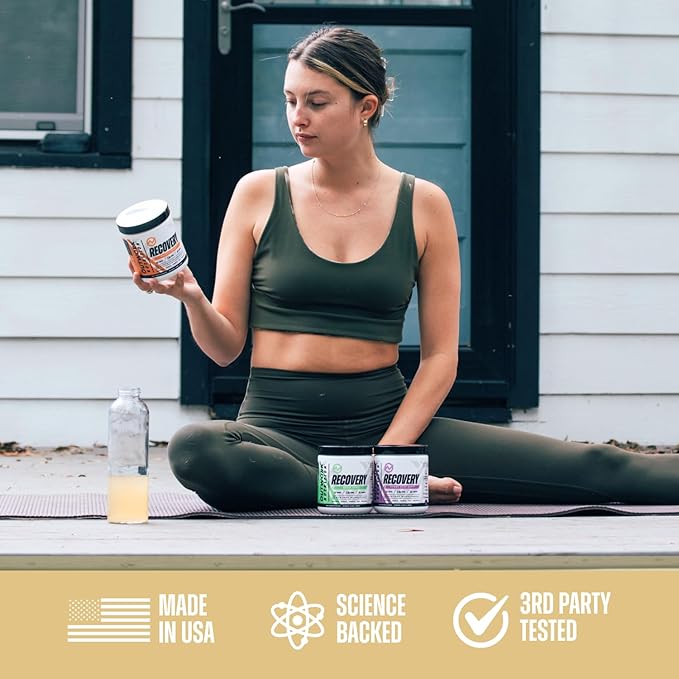 Outwork Nutrition Post Workout Recovery Powder - Creatine Monohydrate, KSM-66 Ashwagandha & Tart Cherry - Speeds Recovery, Eases Soreness - Creatine Powder for Men & Women, Iced Tea, 240 Gr