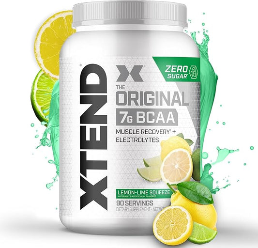 Xtend XTEND Original BCAA Powder 7g BCAA and 2.5g L-Glutamine, Sugar Free Post Workout Muscle Recovery Drink with Amino Acids for Men & Women, 90 Servings