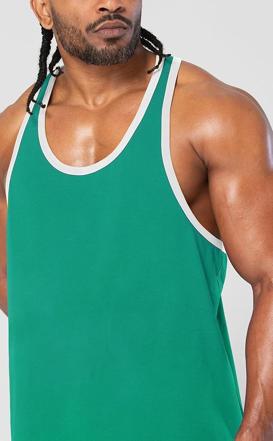 Men's Bodybuilding Stringer Tank Top Sleeveless Gym Shirts