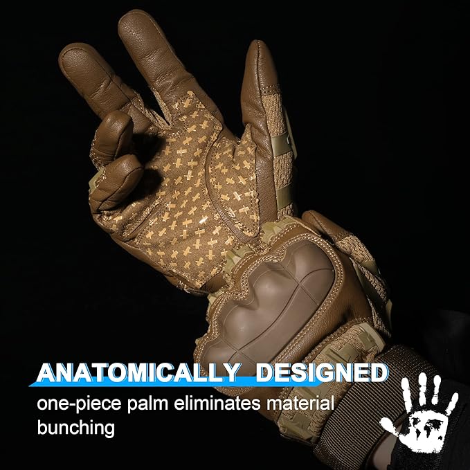 WTACTFUL Rubber Guard Tactical Gloves for Men Touchscreen Airsoft Motorcycle Hunting Outdoor