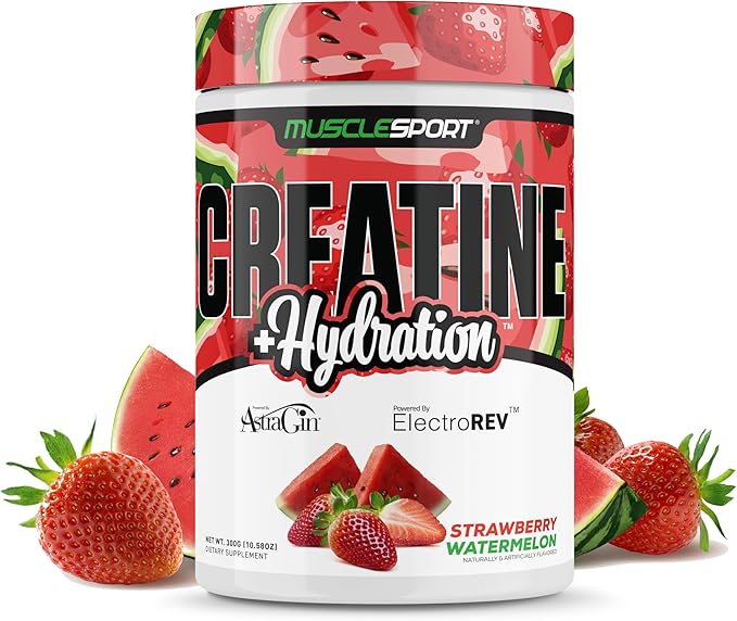 Musclesport Creatine Hydration 300g (Strawberry Watermelon)