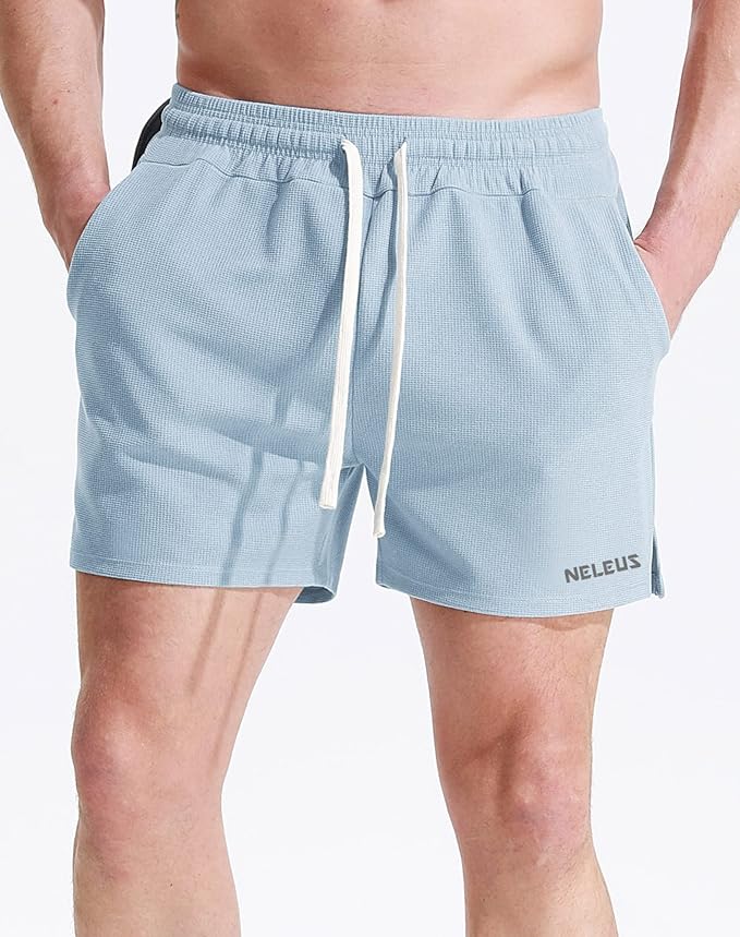 NELEUS Men's 7 inch Running Shorts Athletic Gym Workout Shorts with Pockets