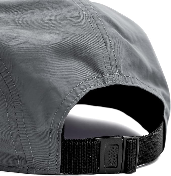 Tillak Wallowa Camp Hat, Lightweight Nylon 5 Panel Cap with Snap Closure