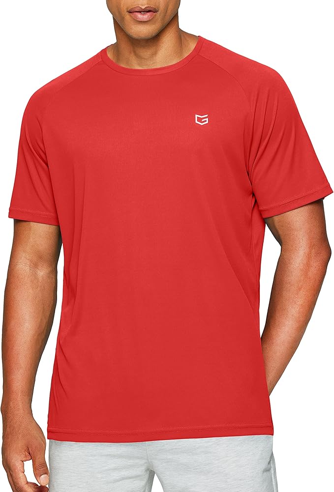 G Gradual Men's Workout Quick Dry T-Shirts Short Sleeve Lightweight Cooling Gym Shirts Tee for Running, Beach, Hiking
