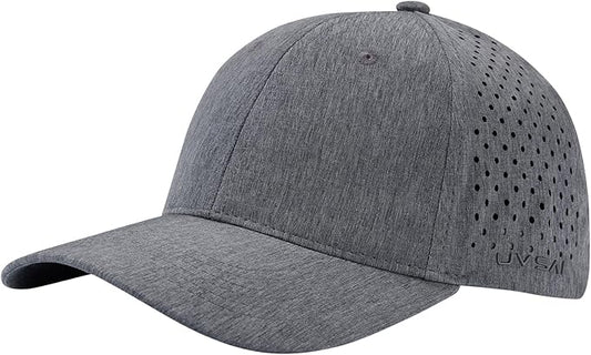 UPF 50+ Performance Water Resistant Baseball Cap Lightweight Breathable Hat Golf Running Boat Hiking for Men Women