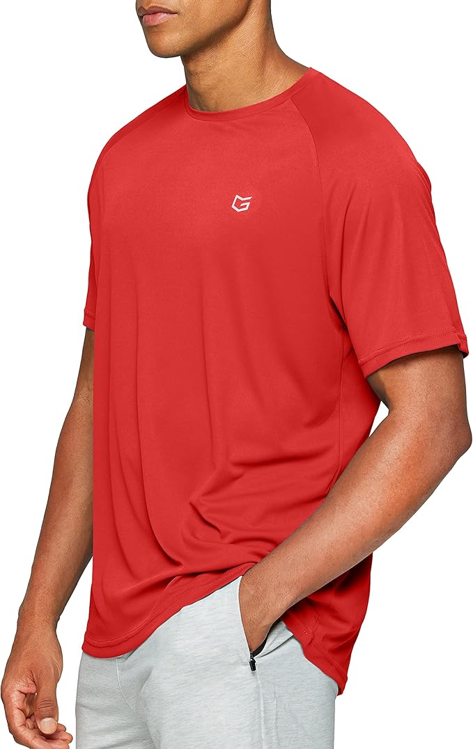 G Gradual Men's Workout Quick Dry T-Shirts Short Sleeve Lightweight Cooling Gym Shirts Tee for Running, Beach, Hiking