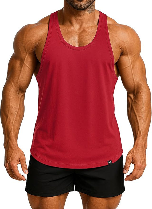 Men's Bodybuilding Stringer Tank Top Sleeveless Gym Shirts