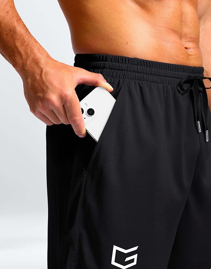 G Gradual Men's Athletic Workout Shorts with Pockets 5"/7"/9" Lightweight Quick Dry Gym Basketball Running Shorts for Men