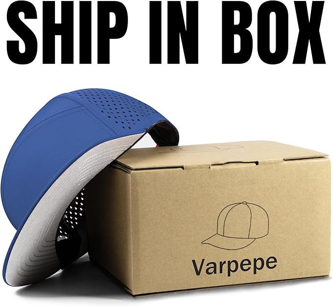 Performance Snapback Hats for Men Women,Flat Bill Cap,Golf,Running,Workout