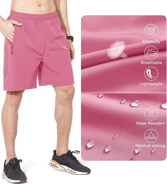 NORTHYARD Men's Athletic Running Shorts Quick Dry Workout Shorts 7"/ 5"/ 9" Lightweight Sports Gym Basketball Tennis Hiking