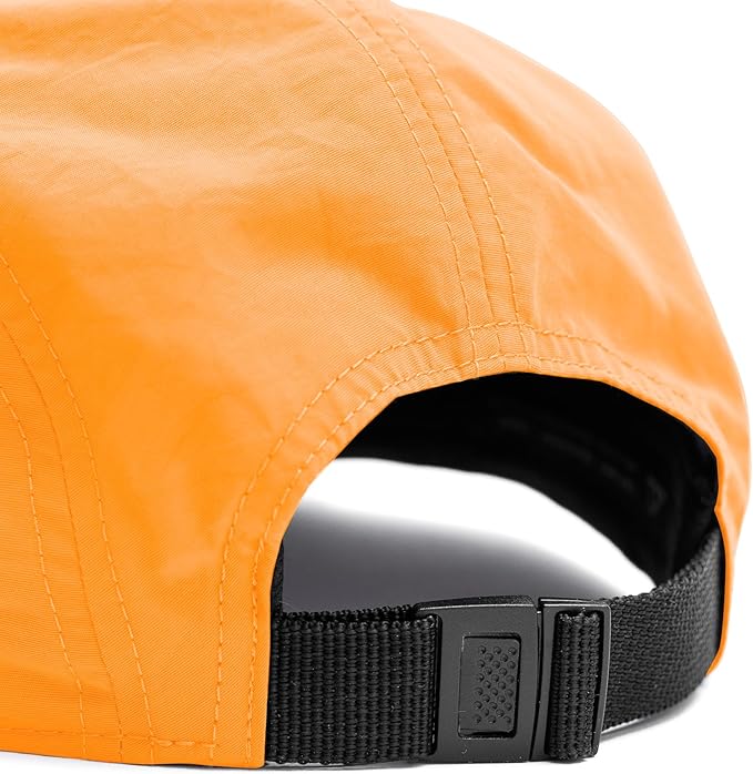 Tillak Wallowa Camp Hat, Lightweight Nylon 5 Panel Cap with Snap Closure
