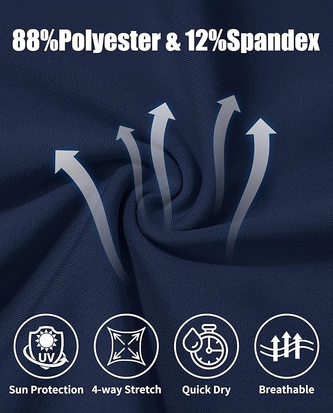 KEFITEVD Men's Workout Tank Tops Sleeveless Quick Dry UPF 80+ Summer Sun Shirts for Running Swim Gym Beach