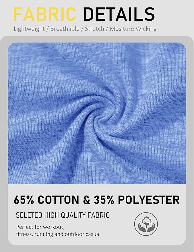 MAGCOMSEN Mens Workout Tank Tops Undershirt Cotton Muscle Athletic Sleeveless Shirts for Gym