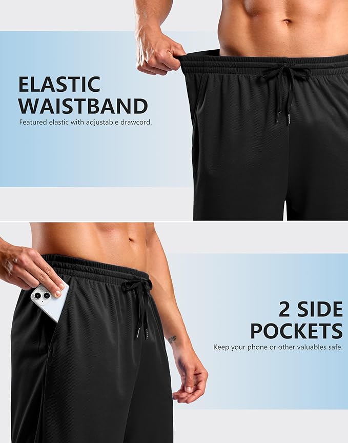 G Gradual Men's Athletic Workout Shorts with Pockets 5"/7"/9" Lightweight Quick Dry Gym Basketball Running Shorts for Men