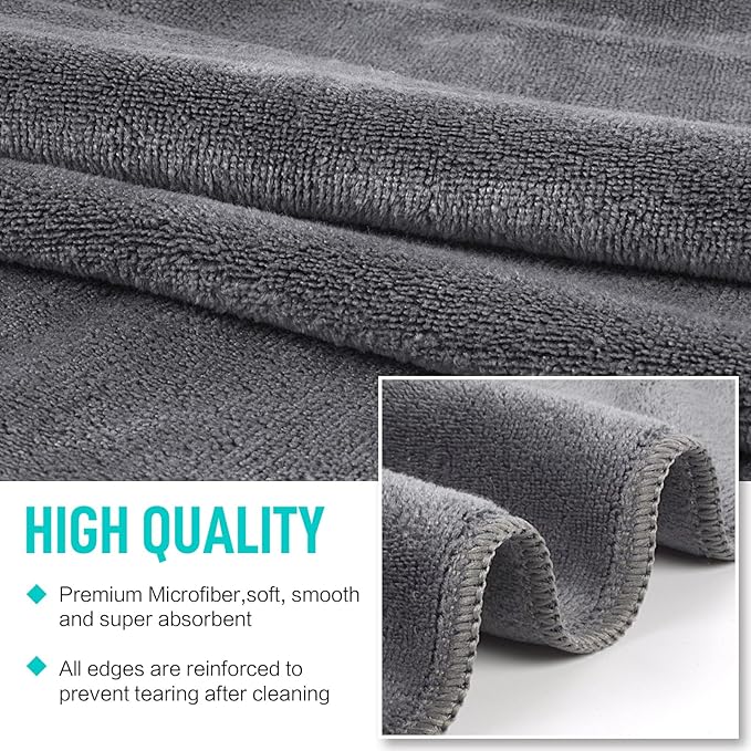 SINLAND Microfiber Gym Towels Sports Fitness Workout Sweat Towel Super Soft and Absorbent 3 Pack 16 Inch X 32 Inch