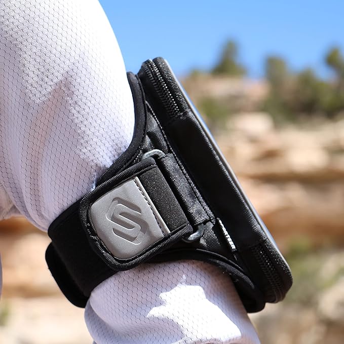 Sporteer Entropy E8 Running Armband - Compatible with iPhone 17/16/15 Pro Max, 16/15 Plus, 17/16/15 Pro, iPhone 17/16/15, Galaxy S25+, S24+, S23+, Pixel, & Many More Mobile Phones - FITS Cases