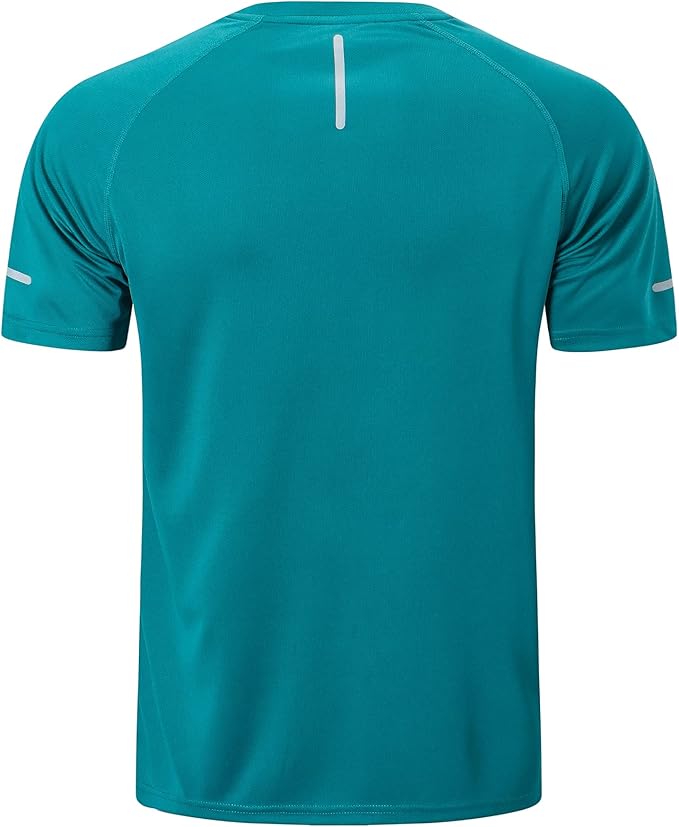 frueo Men's 1/3 Pack Workout Shirts Quick Dry Moisture Wicking Short Sleeve Mesh Athletic T-Shirts