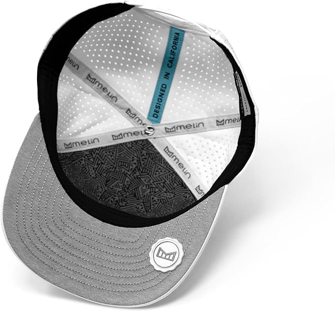 melin Odysea Rope Bulls Icon Hydro, Trucker & Rope Hat, Performance Hat for Men & Women, Water-Resistant Fitted Baseball Cap