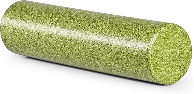 Tone Fitness High Density EPP Foam Exercise Foam Roller for Yoga, Pilates, Stretching, Massage, and Recovery | Multiple Sizes and Colors