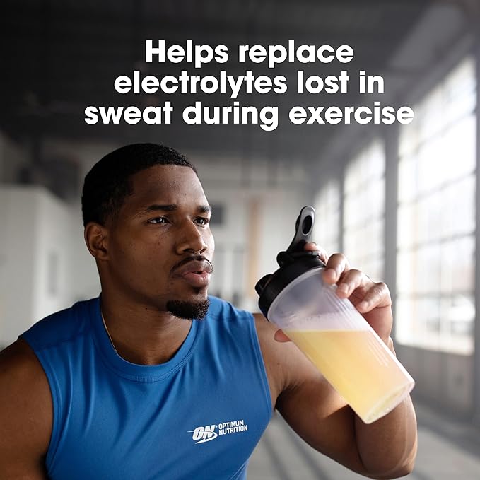 Optimum Nutrition Amino Energy Powder Plus Focus, with BCAA, Electrolytes, and Caffeine, Tropical Lemonade, 30 Servings (Packaging May Vary)