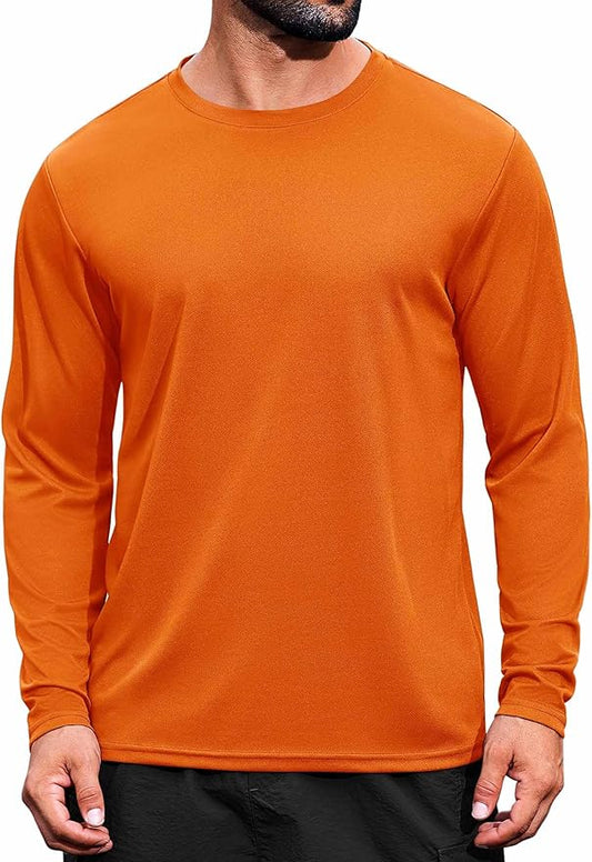COOFANDY Long Sleeve Shirts for Men Moisture Wicking Activewear T-Shirts Workout Running Shirts