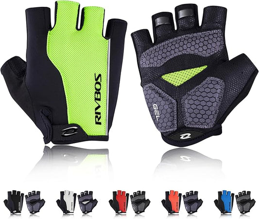 RIVBOS Cycling Gloves Bike Gloves for Men Women with Anti-Slip Shock-Absorbing Pad for Bicycle/Workout/Road Bike/Gym/Driving CHG001