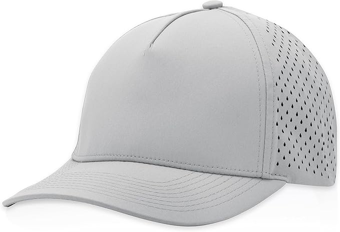 Gilbert Performance Snapback Hat | 5 Panel Blank Cap for Men & Women | Breathable & Lightweight | Curved Bill