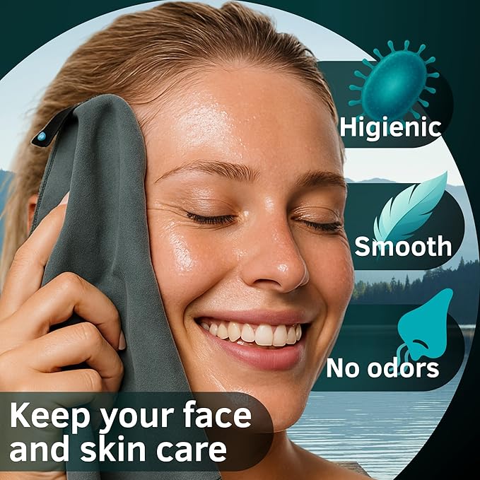 Sweat Towels Set 7 - Quick Dry Gym Towel Man and Woman Microfibre Towels for Gym Pack 7 - Exercise Towel Fast Dry - Odor-Free All Week