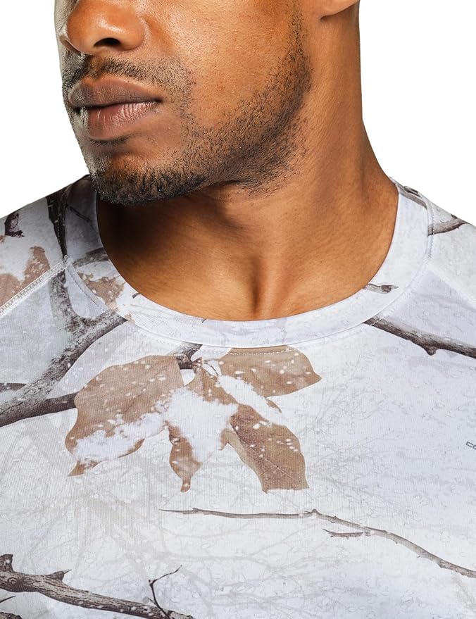 TSLA Men's Thermal Long Sleeve Compression Shirts, Athletic Base Layer Top, Winter Gear Running T-Shirt