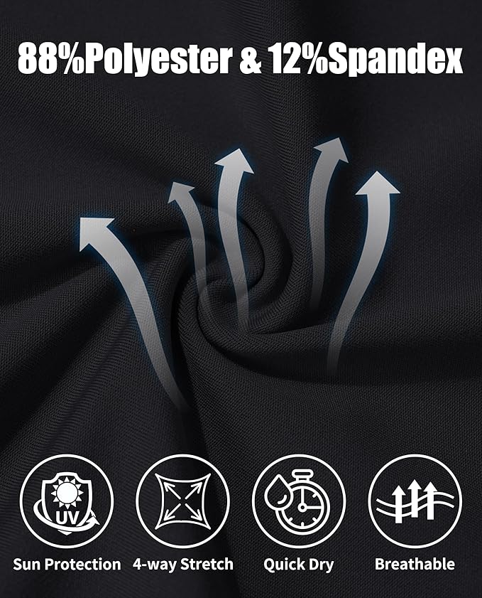 KEFITEVD Men's Workout Tank Tops Sleeveless Quick Dry UPF 80+ Summer Sun Shirts for Running Swim Gym Beach